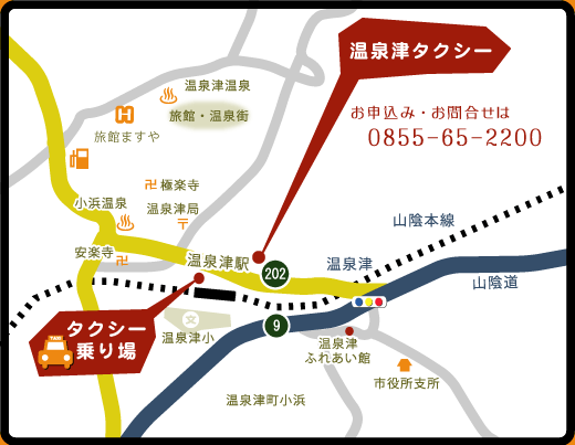 温泉津地図